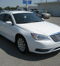 chrysler 200 2011 white sedan touring gasoline 4 cylinders front wheel drive automatic 62863