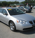 pontiac g6 2009 silver sedan gasoline 4 cylinders front wheel drive automatic 62863