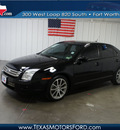 ford fusion 2008 black sedan i4 se gasoline 4 cylinders front wheel drive automatic 76108