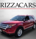 ford explorer 2012 red suv xlt 4x4 gasoline 6 cylinders 4 wheel drive automatic with overdrive 60546