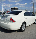 ford fusion 2008 white sedan v6 sel gasoline 6 cylinders front wheel drive automatic 75062