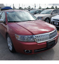 lincoln mkz 2009 red sedan gasoline 6 cylinders front wheel drive automatic 77338