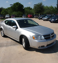 dodge avenger 2010 silver sedan r t gasoline 4 cylinders front wheel drive automatic 76051