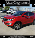 kia sportage 2011 dk  red suv ex gasoline 4 cylinders front wheel drive automatic 76137