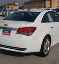 chevrolet cruze 2012 white sedan 4 cylinders not specified 77090