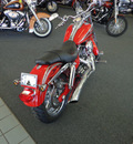 harley davidson fxdse2 2008 red dyna screamin eag 2 cylinders 5 speed 45342