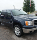 gmc sierra 1500 2008 blue sle gasoline 8 cylinders 2 wheel drive automatic 76087