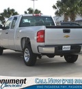 chevrolet silverado 1500 2012 silver pickup truck work truck 6 cylinders automatic 77503