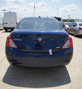 nissan versa 2012 blue sedan 1 6 s gasoline 4 cylinders front wheel drive automatic 75150