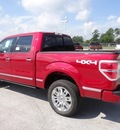 ford f 150 2012 red platinum gasoline 6 cylinders 4 wheel drive shiftable automatic 77388