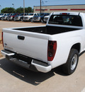 chevrolet colorado 2012 white work truck gasoline 4 cylinders 2 wheel drive automatic 75075