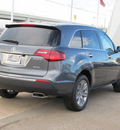 acura mdx 2012 dk  gray suv w advance gasoline 6 cylinders all whee drive automatic with overdrive 77074