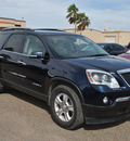 gmc acadia 2007 dk  blue suv slt 1 gasoline 6 cylinders front wheel drive shiftable automatic 78550