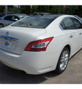 nissan maxima 2009 white sedan gasoline 6 cylinders front wheel drive cont  variable trans  77338