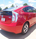 toyota prius 2012 red hatchback three 4 cylinders automatic 76116