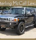 hummer h3 2007 black suv gasoline 5 cylinders 4 wheel drive automatic with overdrive 77074