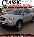 gmc acadia 2012 silver suv slt gasoline 6 cylinders front wheel drive automatic 75007