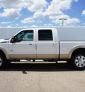 ford f 250 super duty 2012 white king ranch biodiesel 8 cylinders 4 wheel drive automatic 75235