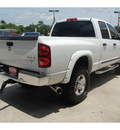 dodge ram pickup 2500 2007 white slt diesel 6 cylinders 4 wheel drive automatic with overdrive 77706