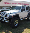 jeep wrangler 2012 silver suv unlimited sport gasoline 6 cylinders 4 wheel drive automatic 75067