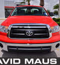toyota tundra 2012 red sr5 gasoline 6 cylinders 2 wheel drive automatic 32771