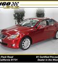 lexus is 250 2010 red sedan gasoline 6 cylinders rear wheel drive automatic 91731