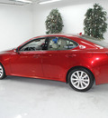 lexus is 250 2010 red sedan gasoline 6 cylinders rear wheel drive automatic 91731