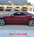 chevrolet camaro 2011 red coupe ss gasoline 8 cylinders rear wheel drive automatic 76051