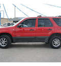 ford escape 2002 red suv xls value gasoline 6 cylinders 4 wheel drive automatic 78654