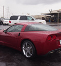 chevrolet corvette 2009 dk  red coupe 8 cylinders shiftable automatic 77074