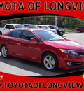 toyota camry 2012 red sedan se gasoline 4 cylinders front wheel drive automatic 75604