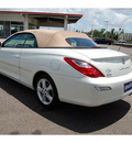 toyota camry solara 2007 off white sle v6 gasoline 6 cylinders front wheel drive automatic with overdrive 77632