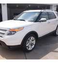 ford explorer 2013 white suv limited flex fuel 6 cylinders 2 wheel drive automatic 77074