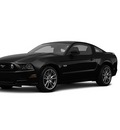 ford mustang 2013 black coupe gasoline 8 cylinders rear wheel drive 6 speed automatic 77338