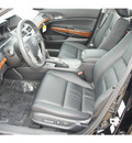 honda accord 2012 black sedan ex l v6 w navi gasoline 6 cylinders front wheel drive automatic 77034