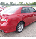 toyota corolla 2012 red sedan s gasoline 4 cylinders front wheel drive automatic 77074
