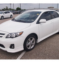 toyota corolla 2012 white sedan s gasoline 4 cylinders front wheel drive automatic 77074