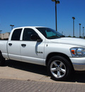dodge ram pickup 1500 2008 white pickup truck lone star gasoline 8 cylinders rear wheel drive automatic with overdrive 76018