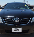 toyota camry 2010 black sedan le gasoline 4 cylinders front wheel drive automatic 76018
