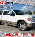 ford f 150 2012 white king ranch gasoline 6 cylinders 4 wheel drive automatic 77539