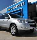 chevrolet traverse 2012 silver lt gasoline 6 cylinders all whee drive automatic 75067