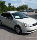 ford focus 2010 white sedan s gasoline 4 cylinders front wheel drive automatic 76049