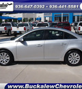 chevrolet cruze 2011 silver sedan lt gasoline 4 cylinders front wheel drive automatic 77304