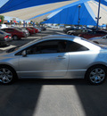 honda civic 2010 silver coupe lx gasoline 4 cylinders front wheel drive 5 speed manual 79936