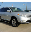 toyota highlander 2012 silver suv limited gasoline 6 cylinders front wheel drive automatic 77469