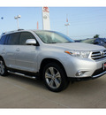 toyota highlander 2012 silver suv limited gasoline 6 cylinders front wheel drive automatic 77469