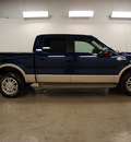 ford f 150 2009 dk  blue king ranch flex fuel 8 cylinders 2 wheel drive automatic 75219