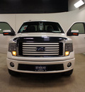 ford f 150 2011 white lariat limited gasoline 8 cylinders 4 wheel drive automatic 75219