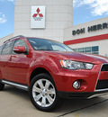 mitsubishi outlander 2012 dk  red se gasoline 4 cylinders front wheel drive automatic 75062