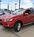 mitsubishi outlander 2012 dk  red se gasoline 4 cylinders front wheel drive automatic 75062